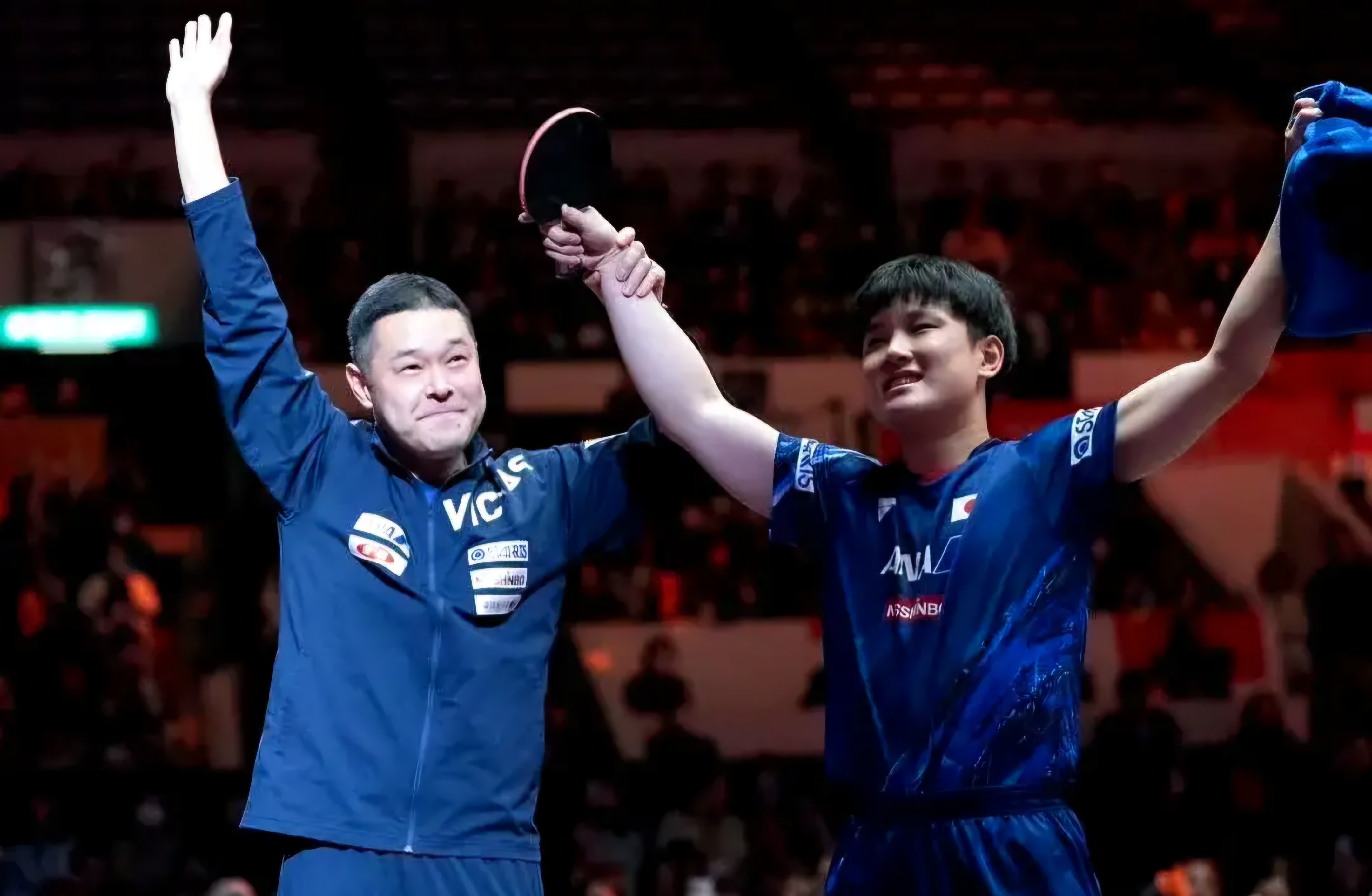 关于中国队险胜葡萄牙队，张本智和扛起全队的信息